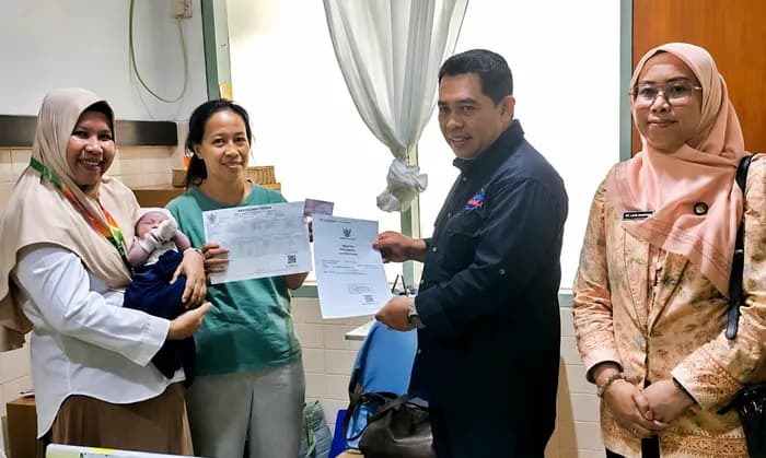 Lahir Tepat 17 Agustus, Tiga Bayi di Bontang Dapat Kado Spesial dari Pemkot