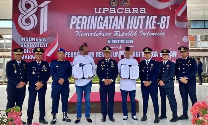 Remisi HUT RI 2026 Lapas Samarinda, 7 Narapidana Langsung Bebas