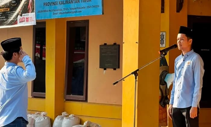 Menjaga Kemerdekaan Pers, PWI Kaltim Gelar Upacara HUT ke-81 RI