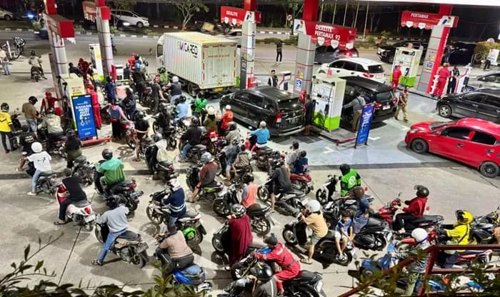 90 Persen Antrean Pertalite Balikpapan Didominasi Motor, 5 Titik SPBU Disiapkan