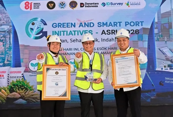 Pelabuhan Pupuk Kaltim Raih Bintang 5 ASRI 2026, Bukti Transformasi Hijau dan Digital