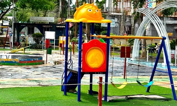 Baru Diresmikan, Perosotan Taman Tiga Generasi Balikpapan Raib
