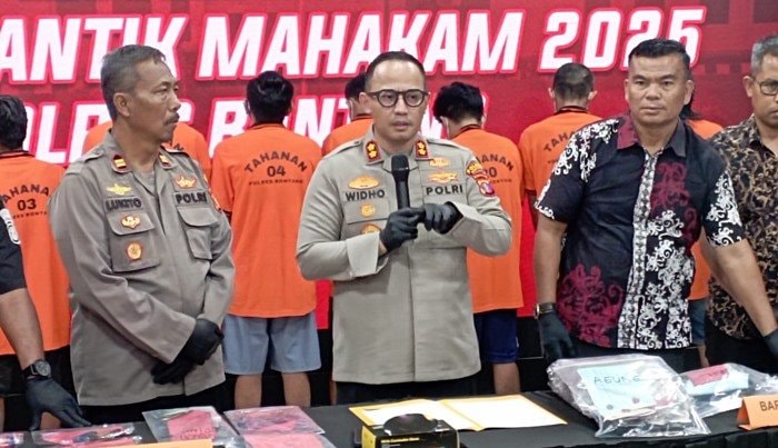 Polres Bontang Tangkap 10 Pengedar Sabu, Barang Bukti Hampir 100 Gram