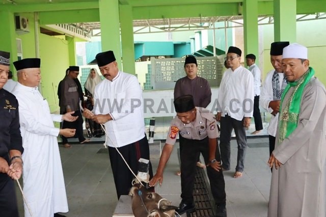 Bupati Kutai Kartanegara Kurban 2 Ekor Sapi di Masjid Agung SAMS Tenggarong