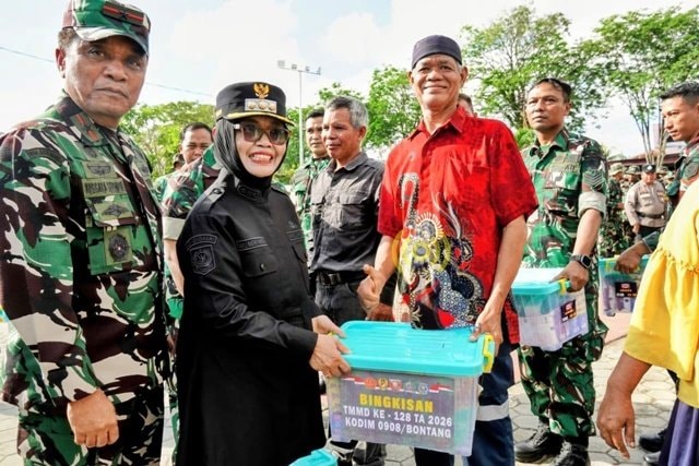 TMMD Bontang Tuntas, Jalan hingga Rumah Warga Dibedah 30 Hari