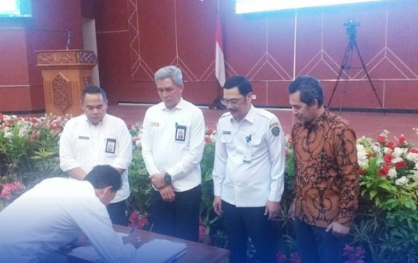 Kutim Launching Renaksi dan Penandatanganan Komitmen Bersama SP4N Lapor!