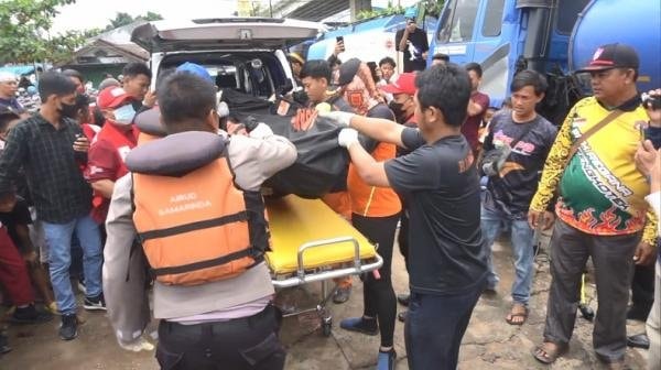 Pria Tanpa Identitas Tewas usai Lompat ke Sungai Mahakam