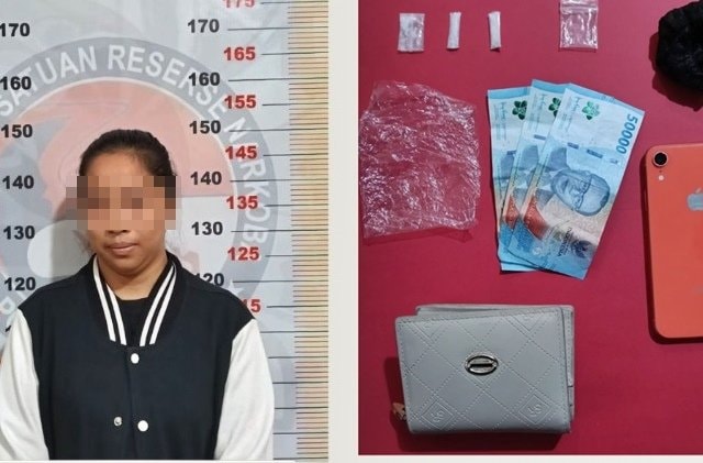 Perempuan 26 Tahun Ditangkap Bawa Sabu di Bontang Baru