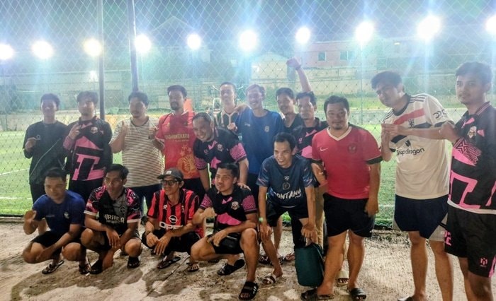 KPU Bontang–Wartawan Main Mini Soccer, Perkuat Kemitraan Penyelenggara Pemilu dan Pers
