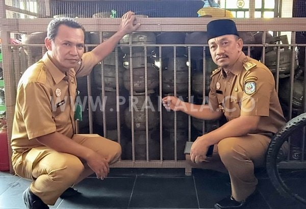 Stok Elpiji 3 Kg Kosong di Sejumlah Pangkalan Gunung Telihan Bontang, Lurah Pantau ke Lokasi