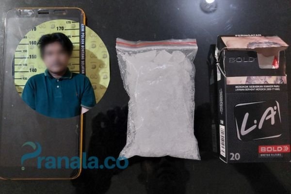 Pria Pengangguran asal Teluk Pandan Diciduk Polisi di Parkiran Hotel karena Edarkan Sabu