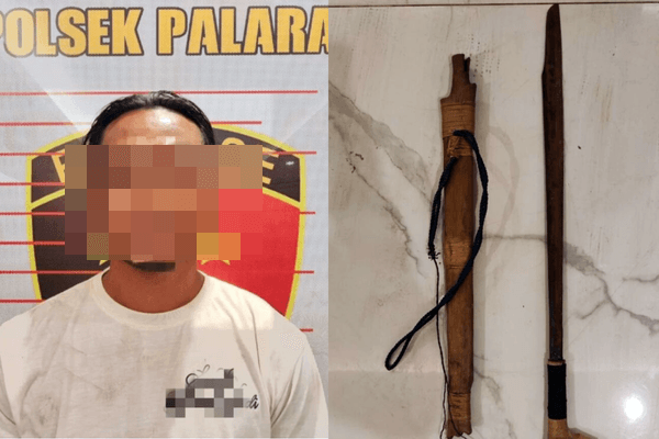 Gara-Gara Chat Grup WA, Sopir di Samarinda Kaltim Nyaris Tewas Dikejar Mandau