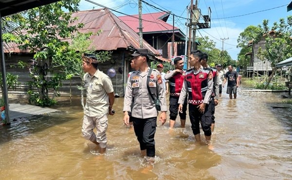 Banjir Rendam Enam RT di Kota Bangun Kukar, Anak-anak Dilarang Main Air