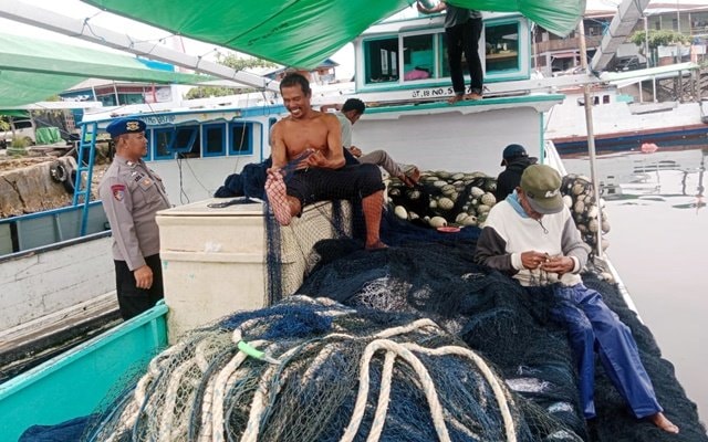 Sat Polairud Polres Bontang Gencarkan Sosialisasi Keselamatan Melaut