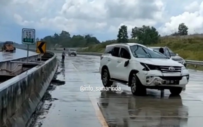 2 Anggota DPRD Bontang Kecelakaan di Tol Balsam, Kondisinya Terluka, Polisi Ungkap Fakta Ini