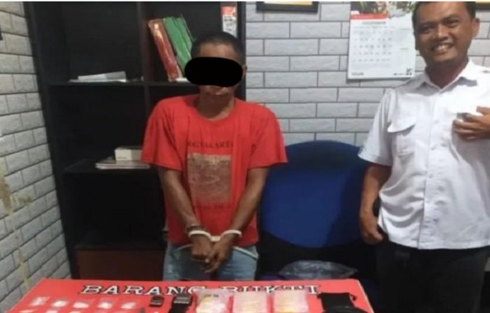 Petani di Paser Edarkan Sabu, Bawa Senjata Api