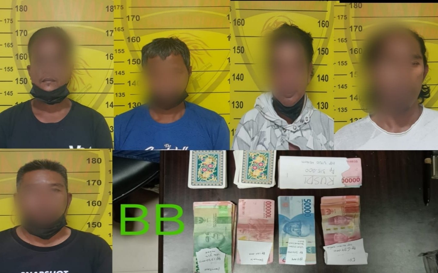 Lima Nelayan Muara Badak Diringkus Polisi karena Berjudi