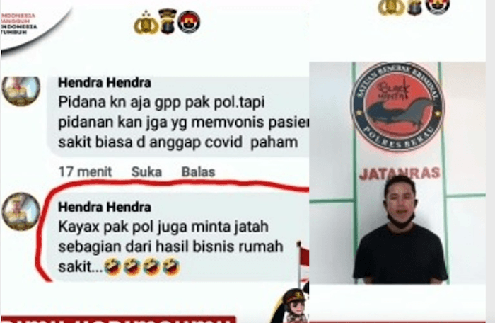 Warga Berau Berkomentar Negatif di Medsos Berujung Ditangkap Polisi