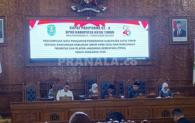 APBD Kutim 2026 Diproyeksikan Menyusut, Belanja Pegawai Tembus Rp2,3 Triliun