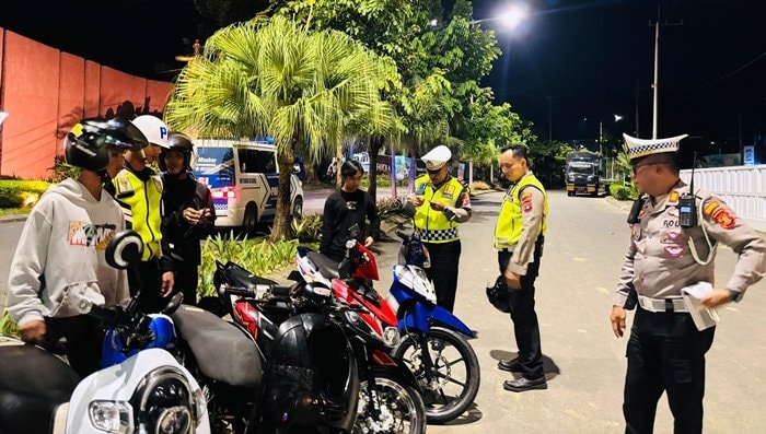Jalan MT Haryono Balikpapan Disisir, 8 Motor dan Dokumen Kendaraan Disita