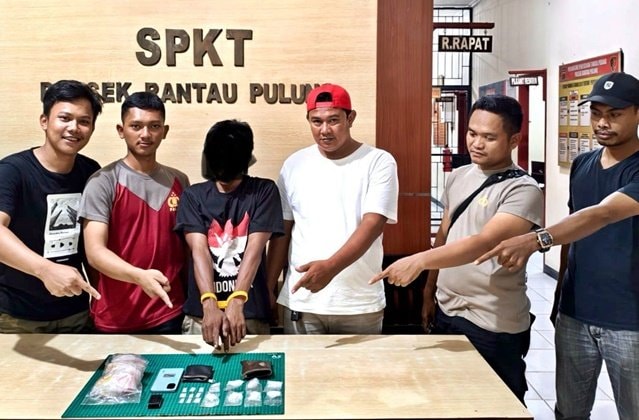 Barak Perkebunan jadi Sarang Sabu, 41 Gram Gagal Edar di Rantau Pulung Kutim