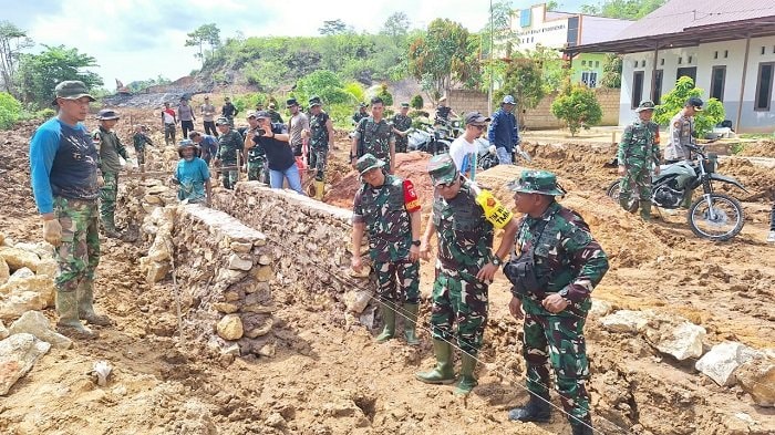 Progres Sasaran TMMD di Bontang Sudah Capai 50 Persen, Tim Wasev Ingatkan Selesai Tepat Waktu