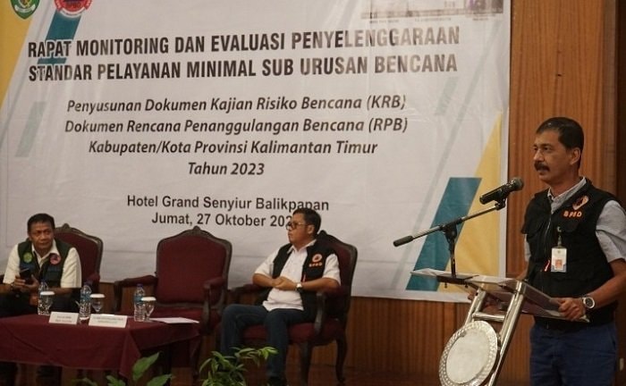 BPBD Kaltim Gelar Rapat Monev, Petakan Kesiapsiagaan Bencana