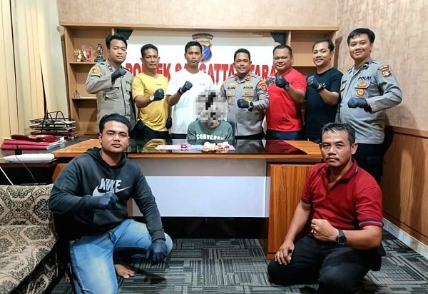 Sempat Kejar-kejaran, Pengedar Sabu di Kutim Ditangkap Bawa 7,6 Gram Sabu