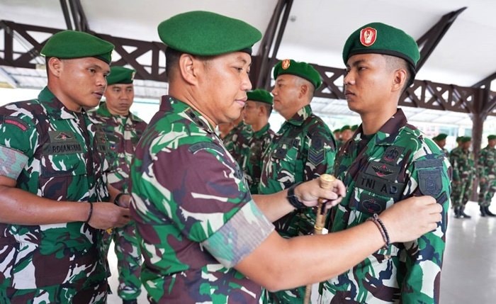 13 Anggota Kodim 0908 Bontang Naik Pangkat Periode April 2026