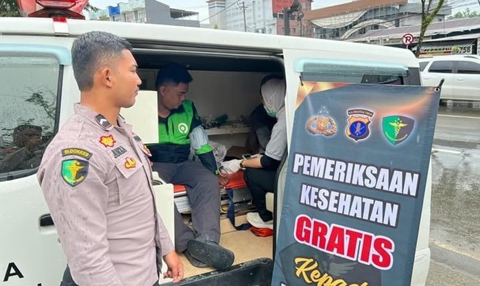 Ojol di Balikpapan Dapat Layanan Medis Lengkap dan Gratis