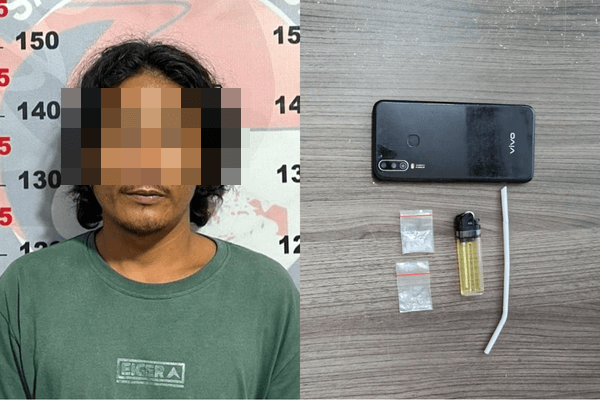 Gagal Kabur, Pengedar Sabu di Bontang Lestari Ditangkap Polisi