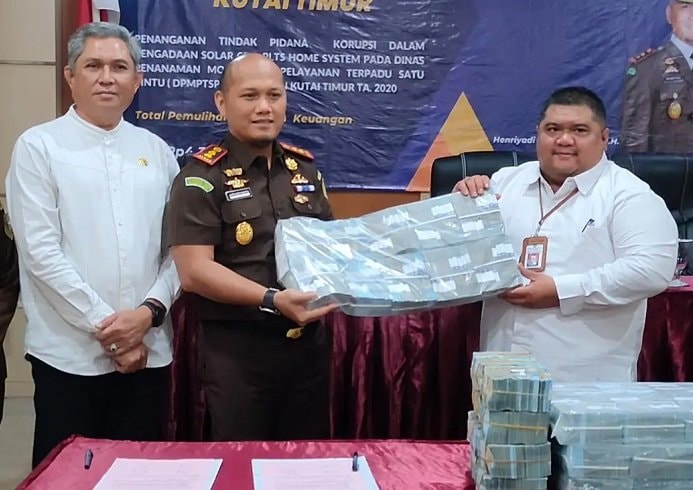 Korupsi Pengadaan Solar Cell, Rp4,3 Miliar Dikembalikan ke Kas Kutai Timur