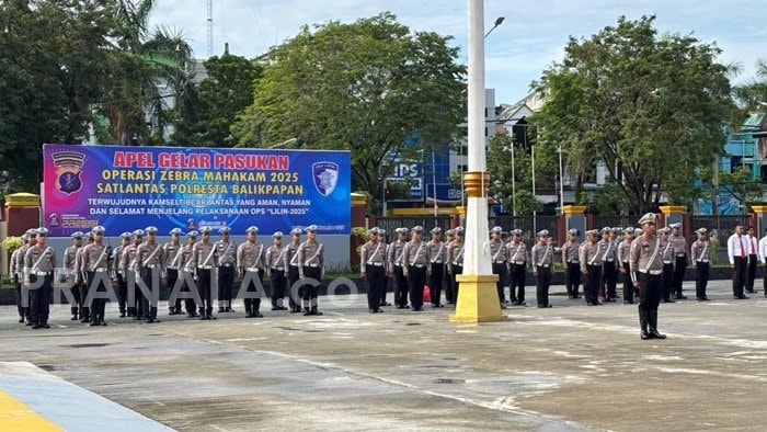 Polresta Balikpapan Gelar Operasi Zebra Mahakam 2025, Kapolresta: Giat Represif jadi Fokus
