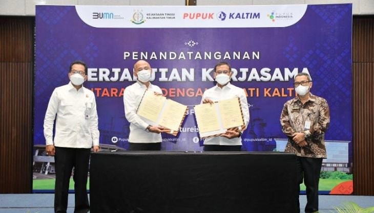 Pupuk Kaltim Gandeng Kejati Kaltim Awasi Distribusi Pupuk Subsidi