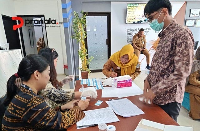 Tes Urine Mendadak di Bontang Kuala, Satu Pegawai Dinyatakan Positif