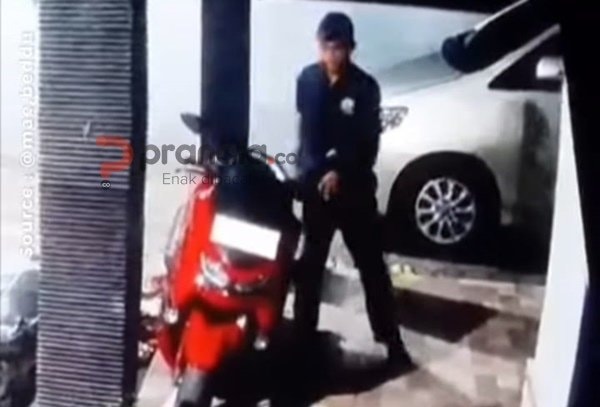 Aksi Pencurian Yamaha Nmax di Bontang Terekam CCTV, Polisi Buru Pelaku