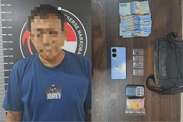 Polisi Menyamar, Tangkap Pengedar Sabu di Tenggarong Kukar