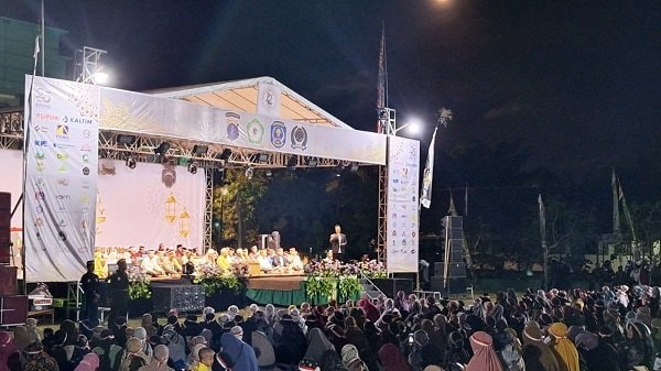 Harlah ke-12 Majelis Sholawat Bontang Meriah, TNI dan Masyarakat Bersatu dalam Ngeruwat Kuto Sedekah Bumi