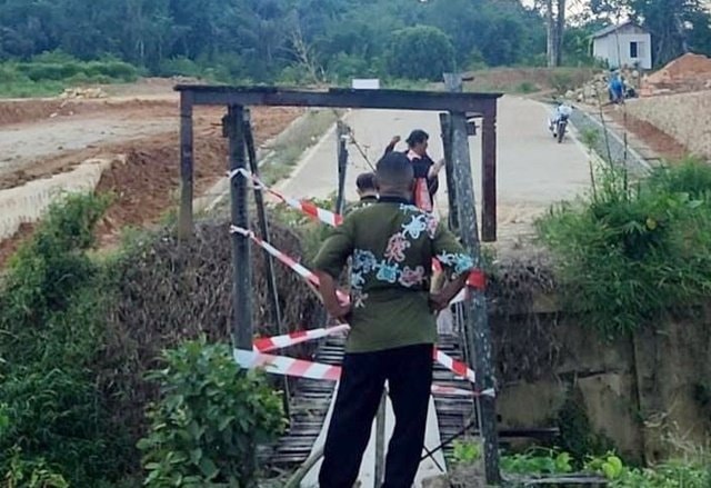 Jembatan Kayu Guntung Bontang Makan Korban, Warga Minta Jembatan Permanen
