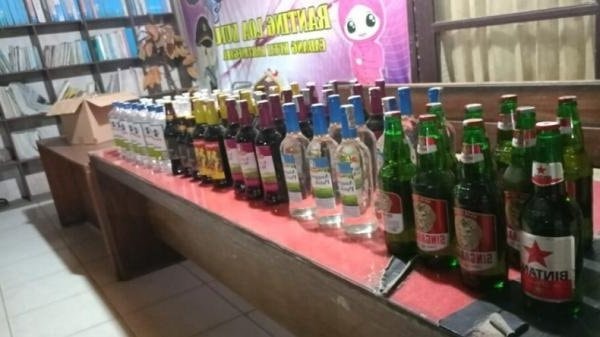 Operasi Pekat Mahakam 2024, 86 Botol Miras Ilegal Disita di Loa Kulu