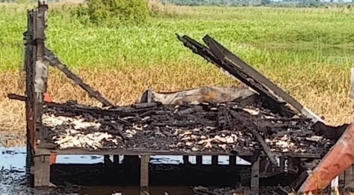 Gedung Walet di Muara Muntai Terbakar, Polres Kukar Selidiki Musabanya