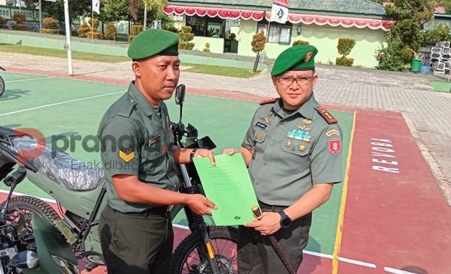 Dukung Mobilitas Babinsa, Kodim 0908/Bontang Bagikan Motor Listrik Taktis