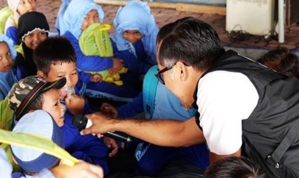 Serunya Anak-Anak PAUD Sambangi BPBD Kaltim
