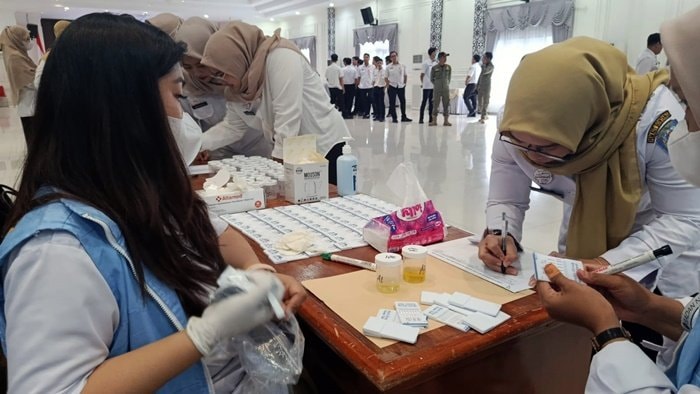 110 ASN Bontang Ikut Tes Urine Mendadak