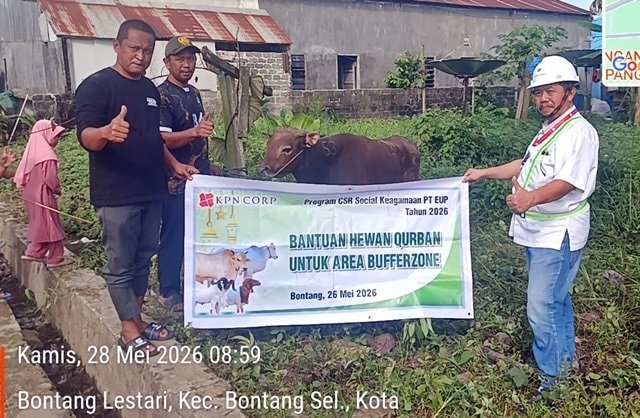 Iduladha 1447 H: PT EUP Salurkan 16 Hewan Kurban untuk Warga Sekitar