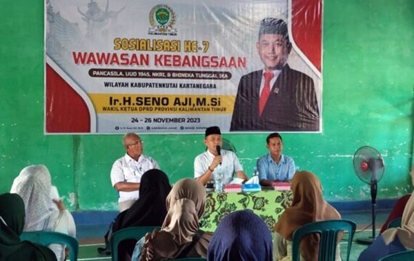 Seno Aji Sapa Warga Muara Jawa, Jelaskan Pancasila sebagai Falsafah Hidup