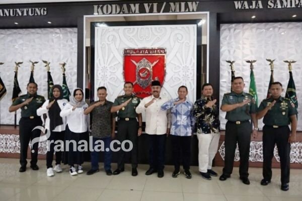 Bupati Kukar Bertemu Pangdam VI/Mulawarman Bahas Ketahanan Pangan