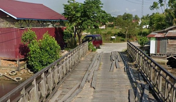Struktur Jembatan di Balai Benih Ikan Miring, Dinas PU-PR Bontang Bikin Perencanaan