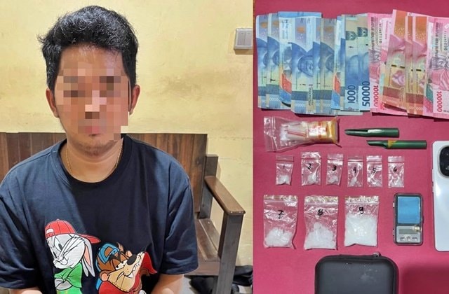Pura-Pura Tobat, Residivis Narkoba Balikpapan Diciduk Bawa 22 Gram Sabu