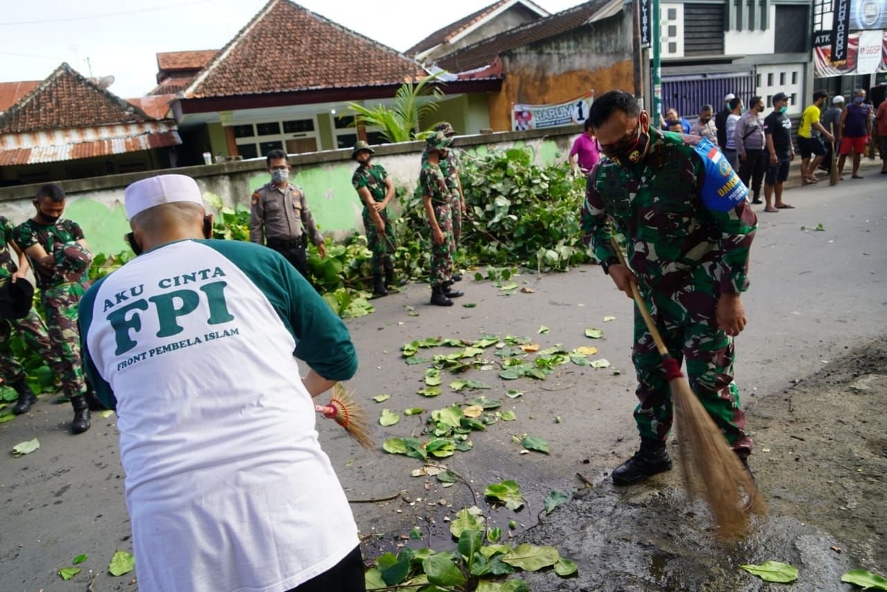 Bekas Markas FPI di Samarinda Kaltim sudah Kosong